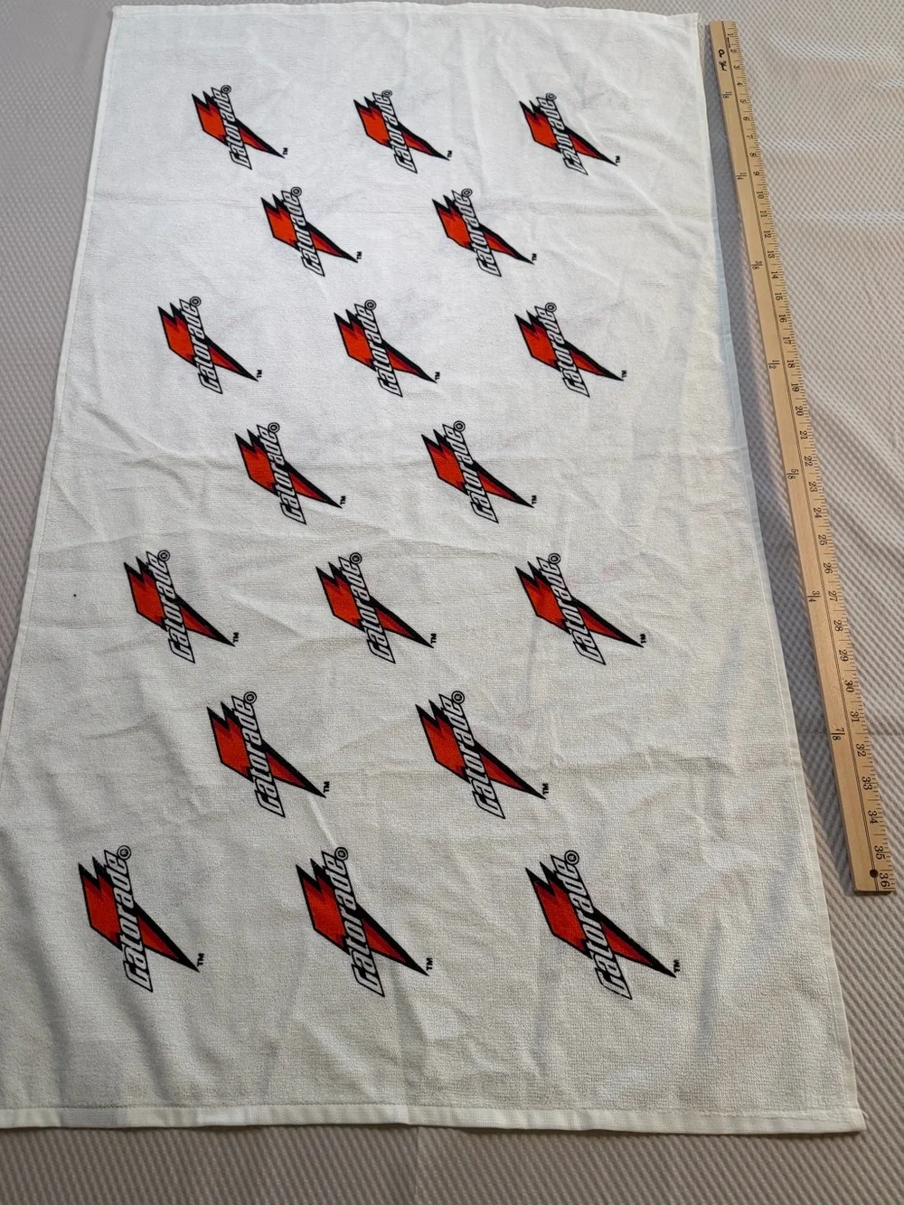 Vintage 1985 Gatorade Double Sided All Over Print Towel AOP Sports Promo